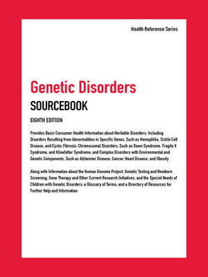 cover image of Genetic Disorders Sourcebook